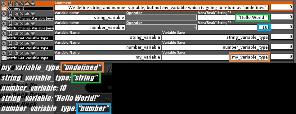 Checking for different variable types
